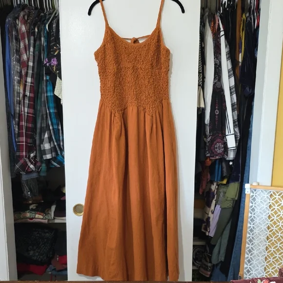 Free People Pumpkin Maxi Dress Boho - Picture 1 of 10